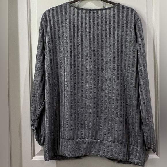 AGB Woman PLUS Embellished Neck Top - Picture 2 of 8